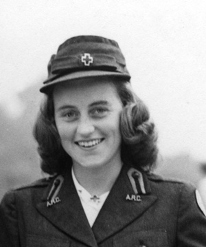 PC309. Kathleen Kennedy in her American Red Cross uniform, London, ca. 1943