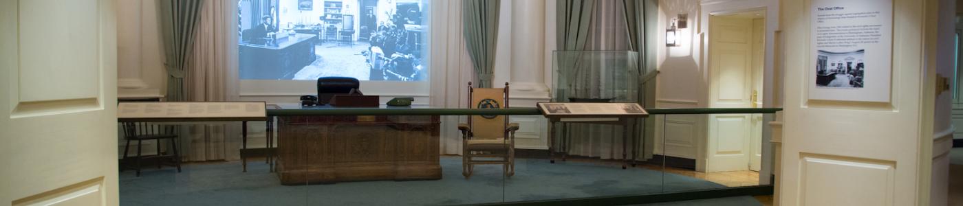 Oval Office Exhibit in the JFK Library
